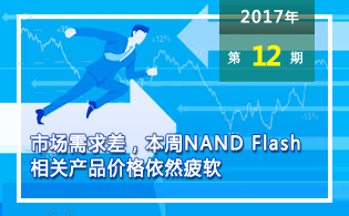市场需求差，本周NAND Flash相关产品价格依然疲软