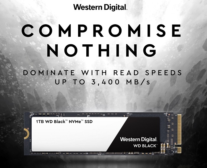 西数发布Black 3D NVMe SSD新品最大容量1TB-CFM闪存市场